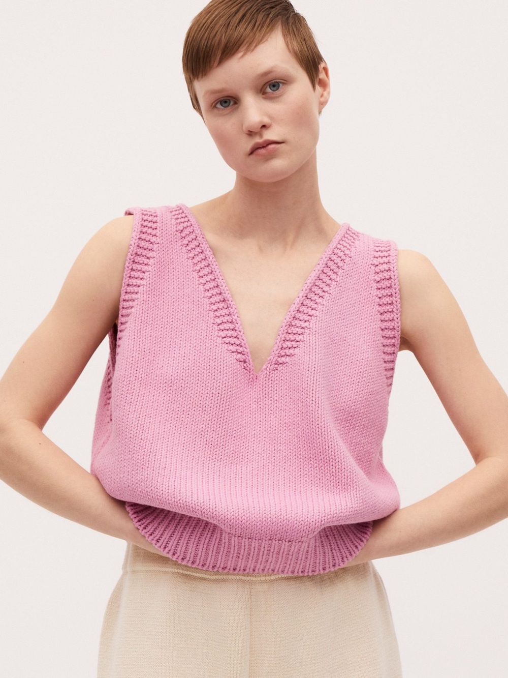 babaa no. 24 Pink Vest